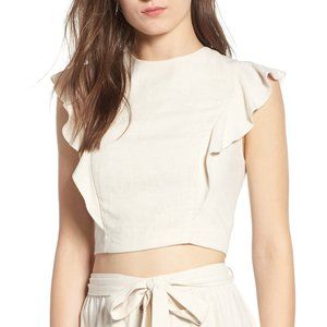 Lost + Wander Ruffle Crop Top